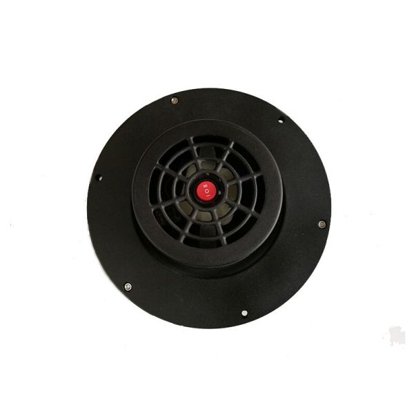 Matte Black Solar RV Vent Fan , Solar Powered Exhaust Fan Anti UV ABS Body Material