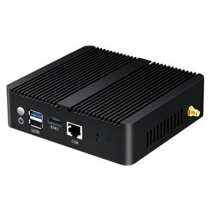Intel Fanless Mini PC Router Pfsense With 6 LAN 8G Memory And RJ45 Console