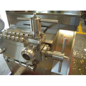 High Power 2 Stage Homogenizer Pharmaceutical Emulsion Use 3000 L/H
