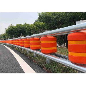 Anti Crash Guardrail Safety Highway Roller Barrier Galvanized