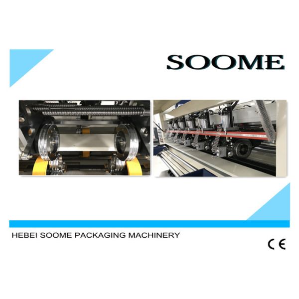 Computerized Corrugated Thin Blade Slitter Scorer Machine With Three Types Of Scorers