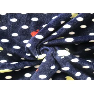 One Side Print Spandex Velvet Fabric Warp Knitting Polyester Super Soft