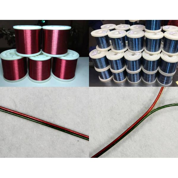44AWG T Type Medical Constantan Thermocouple Wire Polyesterimide Coated