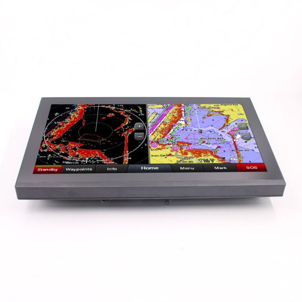 18.5'' Rugged Sunlight Readable Touch Fishing Monitor with Waterproof M12