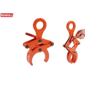Vertical Pipe Lifting Clamp Round Stock Grabs Capacity 500kg -5000kg