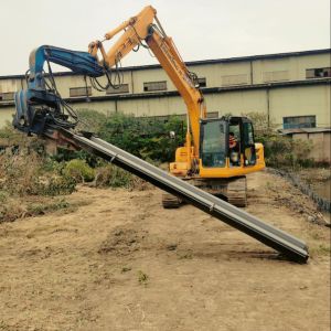 China Plastic Sheet Piling Vibro Hammer / Pile Driver For Fast Construction Projects on sale