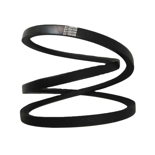 Quality Power Transmission Rubber Fan V Belt with Polyester Cotton Canvas Outside Fabric for sale