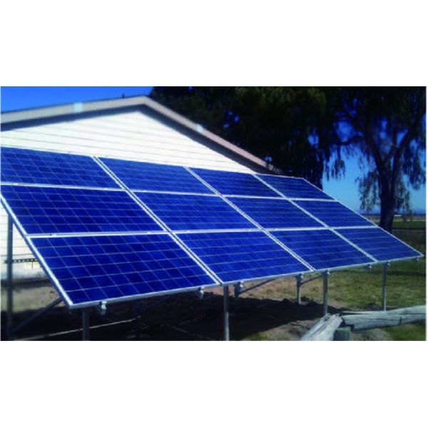 Aluminum Solar Panel Ground Mounting Systems Frameless for Home power system solar bracket