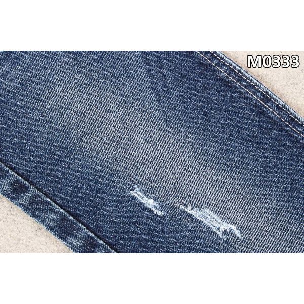 11.1oz Denim Fabric Sustainable Certificated Repreve Cotton Polyester Jeans