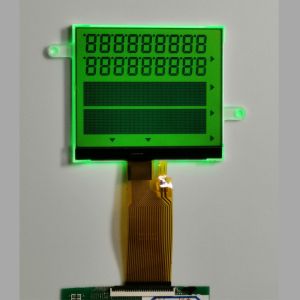 Green Backlight COG LCD Display Transflective STN Segment + Graphic 24pin FPC