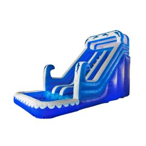 Aldult Outdoor Rental Inflatable Large Water Slides With Bouncy