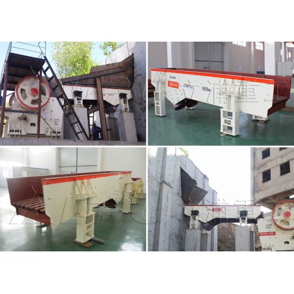 High Efficient Durable Mining Vibrating Feeder Vibration Frequency 970 r/min
