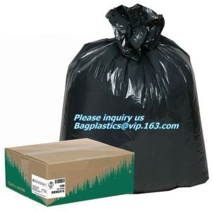 Biodegradable Compostable Garbage Bin Liners, Kitchen Bin Liner Compostable Flat