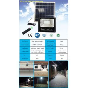 11000 Lumen Solar LED Flood Lights / Outside Solar Powered LED Floodlight Ip65