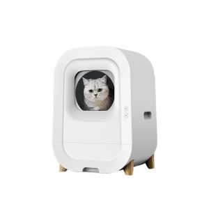 China App Control 12V Automatic Intelligent Wifi Smart Self Cleaning Cat Litter Box for Cats on sale