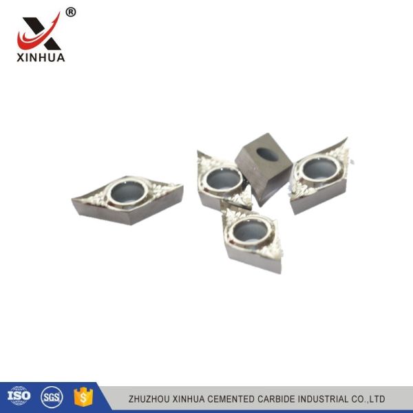DCGX11T302 External Turning Carbide Inserts For Aluminum With Sharp Cutting Edge