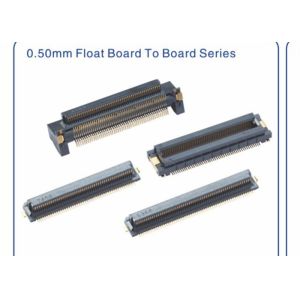 0.5mm Board to Board Connector, Polyester, Brass, Black/White, SMT.