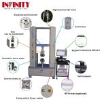 Maximum 300KN Tensile Strength Testing Machine For Material Development With