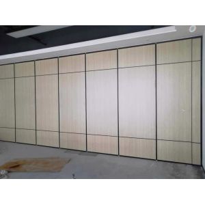 Aluminium Track Sliding Roller Conference Room Movable Partition Wall With
