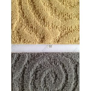 Machine Tufted Polypropylene Patterned Wool Berber Carpet For Exhibition