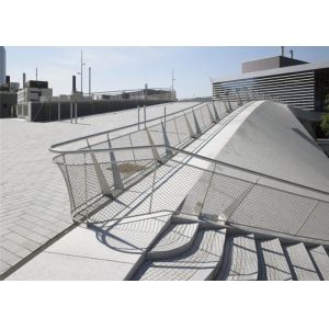 Public Square Balustrade Cable Mesh SUS 316 1.2 Mm