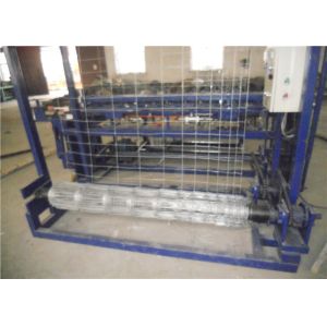 Fast Grassland Cattle Fencing Wire Making Machine , Wire Knitting Machine