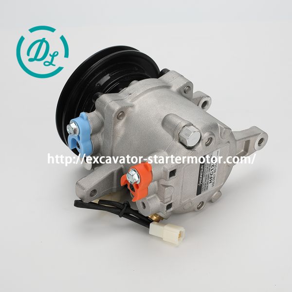 EexcavaStart 12VDC Air Condition Compressor SG447220-4053 for Kubota KX161 KX163