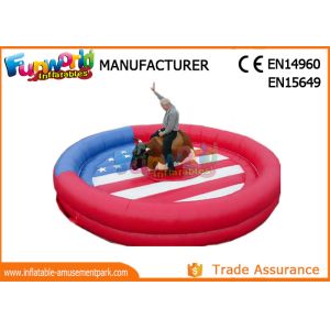 0.55mm PVC Tarpaulin Inflatable Rodeo Bull Waterproof And Fire Resistant