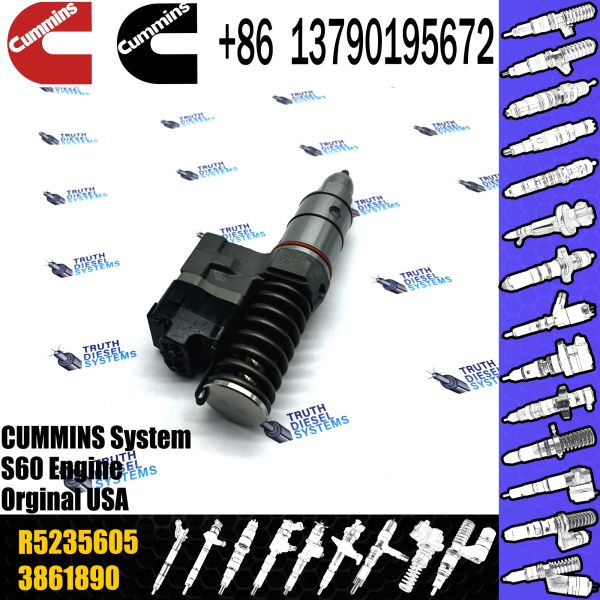 Common Rail Injector R5235605 R5235550 R5235575 R5235580 R5235600 For DETROIT S50 S60 12.7 Diesel Engine 6067GU40 DDEC
