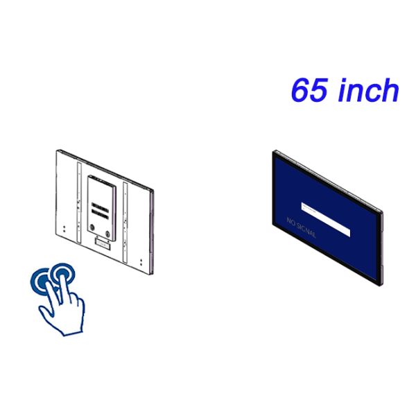 65 Inch Conventional Embedded Workshop Industrial Waterproof Capacitor Panel Mount TouchScreen
