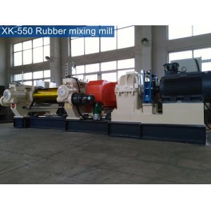 22 Inch Two Roll Mixing Mill 90Kw Rubber Kneading Machine