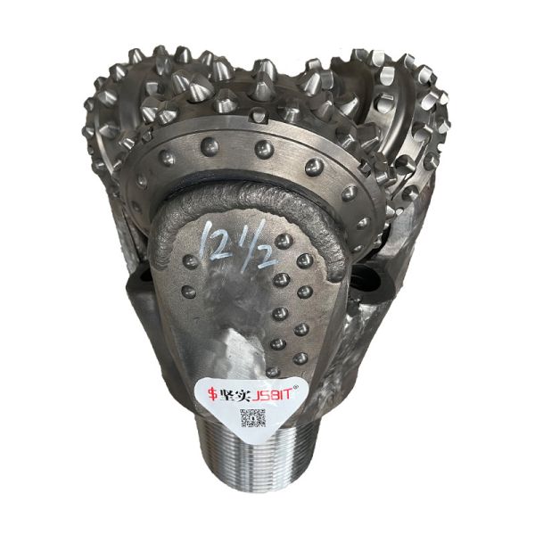 100% New Good Quality 12 1/2inch IADC537 Tricone Rock Drilling Bit IADC537 Rubber Sealed Journal Bearing Type