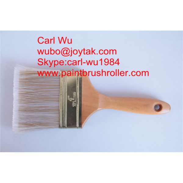 Natural pure bristle Chinese bristle synthetic mix paint brush wood handle