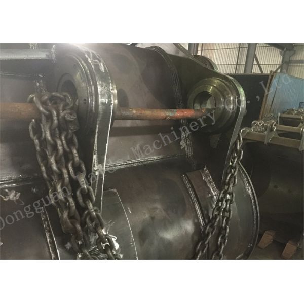 Yellow Mining Excavator Rock Bucket Deepth 1380mm With Hardox Material