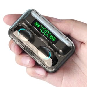 2200mAh TWS Bluetooth Earbuds 5.0 IPX7 Waterproof Mini Bluetooth Headsets