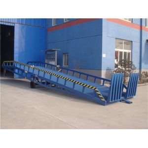 Portable Mobile Yard Ramp Electric Dock Leveler 1200mm-1800mm Working Range
