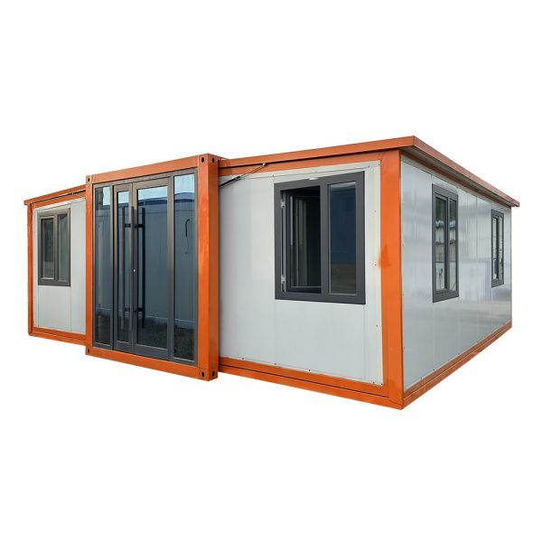 Modern Movable Expandable Camping Butterfly Container House Quick Build Prefab