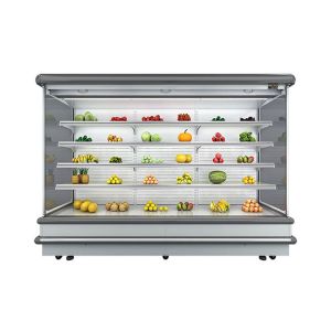 Open Front Display Beverage Multideck Open Chiller Air Cooling 2000L