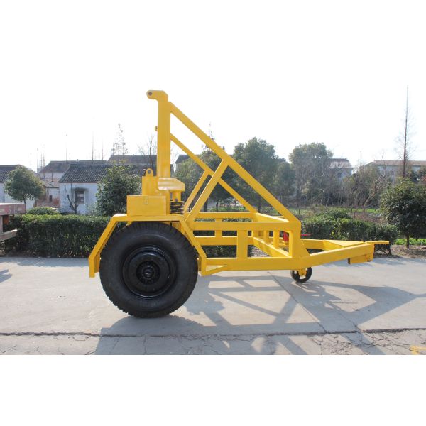 5 Ton Hydraulic Wire Rope Drum Trailer Cable Reel Trailer Underground Cable Tools