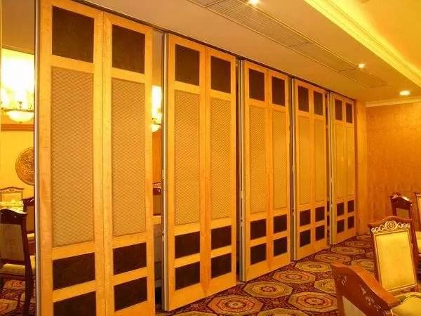 Modern Decorative Folding Rolling Wall Partitions For Banquet Hall