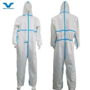 China Full Payment CE Type4/5/6 Anti-Static Disposable Coverall Waterproof Protective Suit on sale