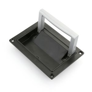 Electrical Cabinet Door Pull Handles Zinc Die Casting Material Spray Coating