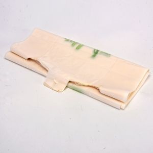 Green Garbage Bags made from Modified Corn Starch for Domestic Flat top T-shirt