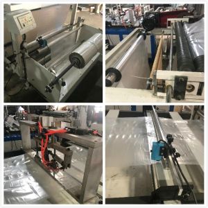 220V 50HZ On Roll Plastic Suit Cover Bag Making Machine with Static Electric