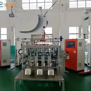 China LK-T63 Aluminum Foil Container Making Machine with Servo-Driven Precision Control, Fully Automatic and 19KW Motor Power on sale