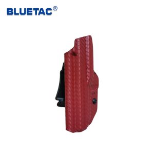 Red Color Carbon Fiber Gun Holster Lifetime Warranty Fit Glock 17 19 19X 22