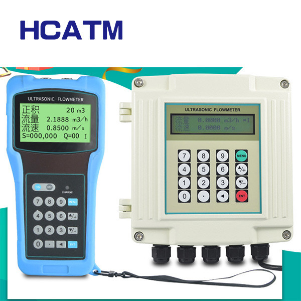 ABS Shell Wall Mounted Handheld Ultrasonic Flowmeter