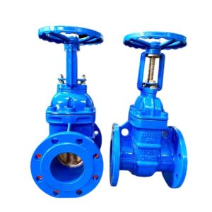 Rising Stem Flange Gate Valve Soft Sealed Ductile Iron for Sewage Pipelines