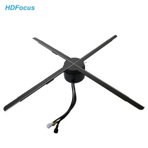 80CM High Resolution 3D Wifi Hologram LED Fan Holographic Projector Display