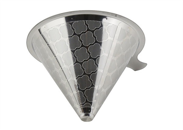 Quality Custom Pour Over Coffee Filter Cone Pattern Design Portable For Camping for sale